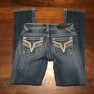 Vigoss The Chelsea Straight Jeans Sz 1/2 28x31